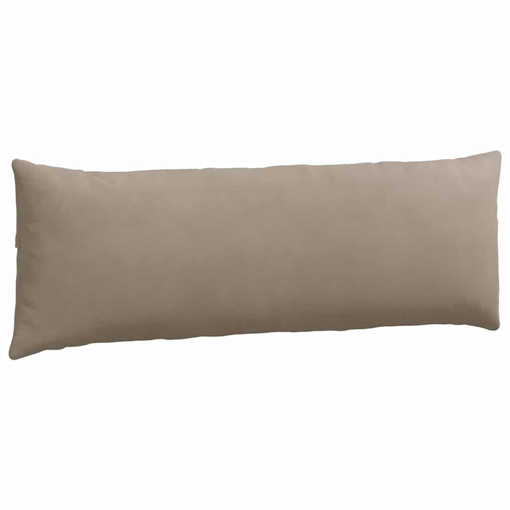Sofa Pillows 2 pcs Taupe 120 x 40 cm Fabric